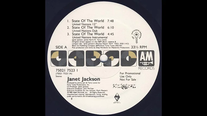 State Of The World (United Nations 12") - Janet Ja...
