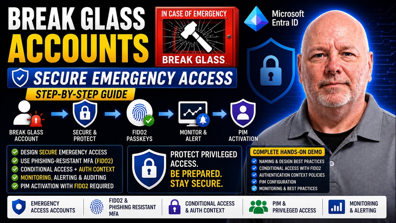 User Breaking System Break Glass Accounts | Best Practices | Entra ID Emergency Access - YouTube