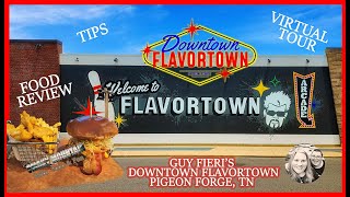Guy Fieri's DOWNTOWN FLAVORTOWN PIGEON FORGE TN,  Full Tour, Food Review, Insider Tips!