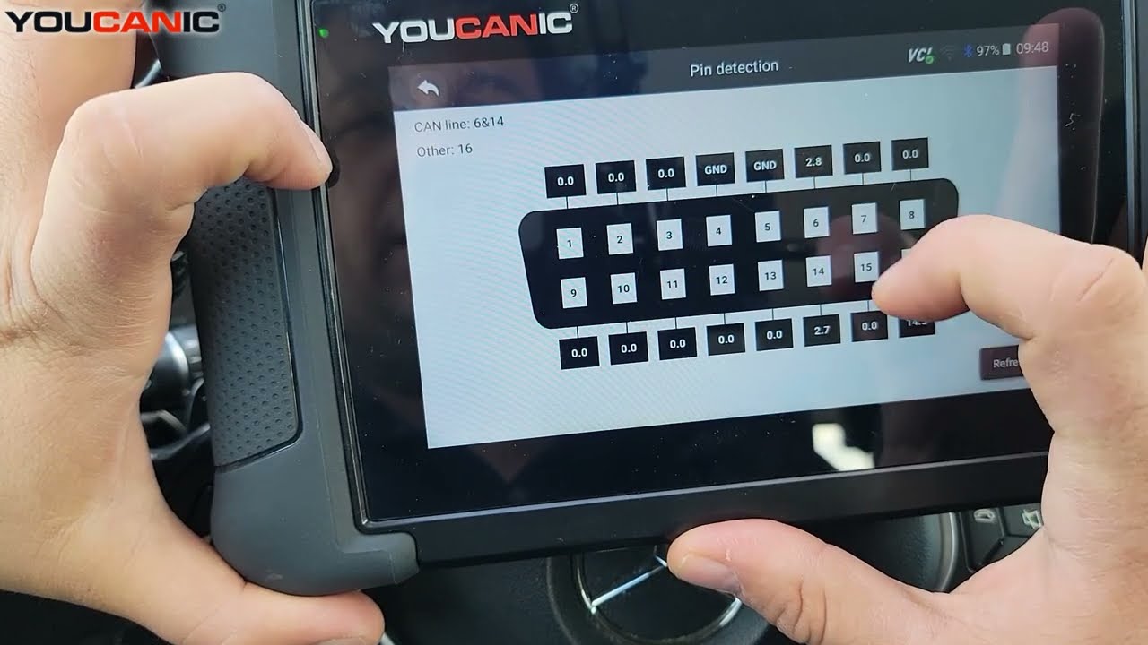 Scanner Guide: How To Check If Your Obd-Ii Port Is Working Using A Youcanic Scanner 2 How To Test If Your Obd2 Port Is Working | Diagnose No Communication With Youcanic Scanner