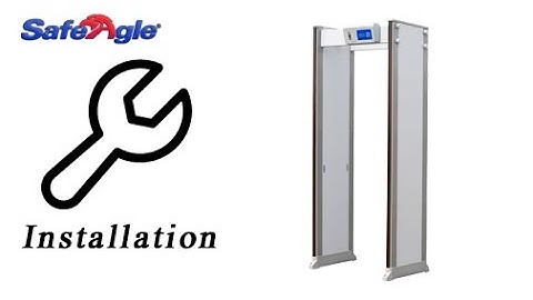 Safeagle Walk-Through Metal Detector Installation