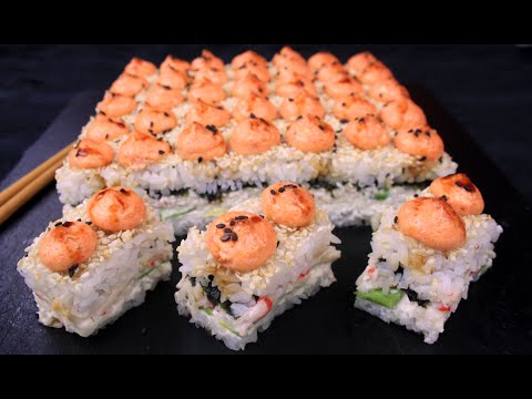 Торт СУШИ или Салат КАЛИФОРНИЯ? 🍣