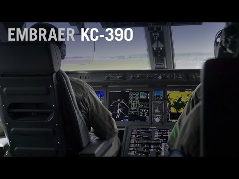 Takeoff from the Cockpit of an Embraer KC-390 – AINtv Express