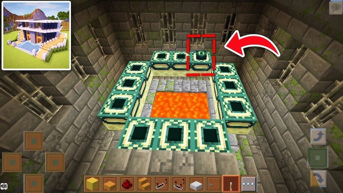 How to Find END PORTAL in Craft World: Master Building Block Game 3D 