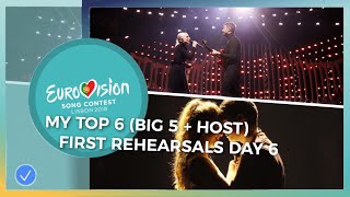 Eurovision 2018 | My Top 6 After First Rehearsals (Big 5 + Host) | EKD