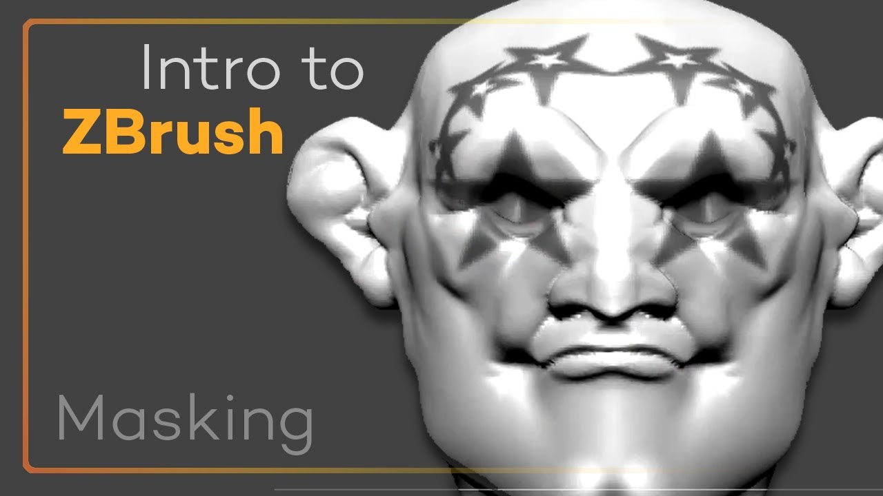 how to see flat mask zbrush