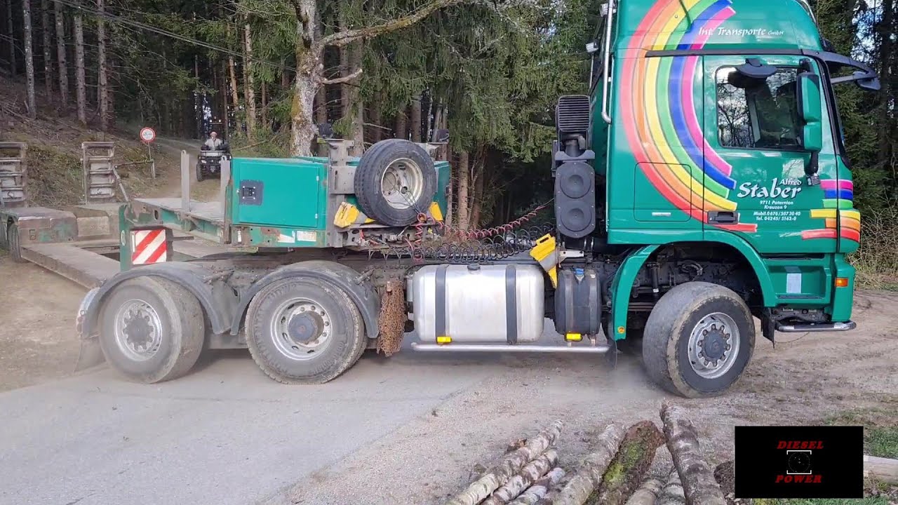 #Tiefladerprofi Mercedes Actros [ V8 ] 6 x 6 & Doll Panther