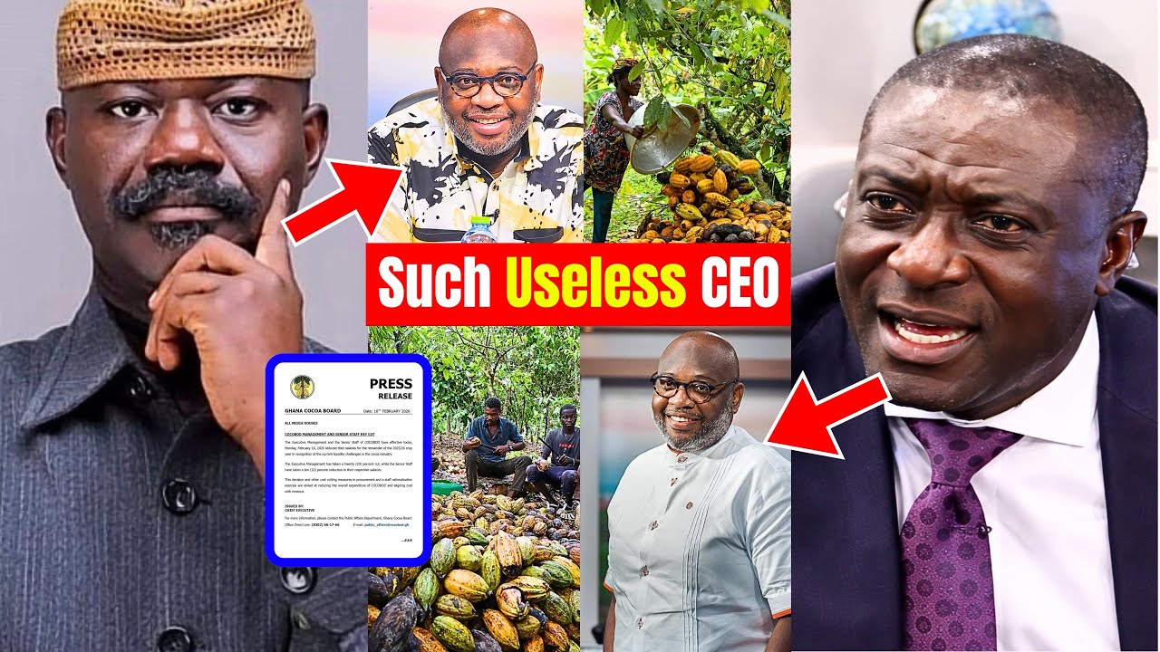 He’s incompetent, sack him! Captain Smart & Listowell blàst Cocobod CEO Randy Abbey on Cocoa crisis