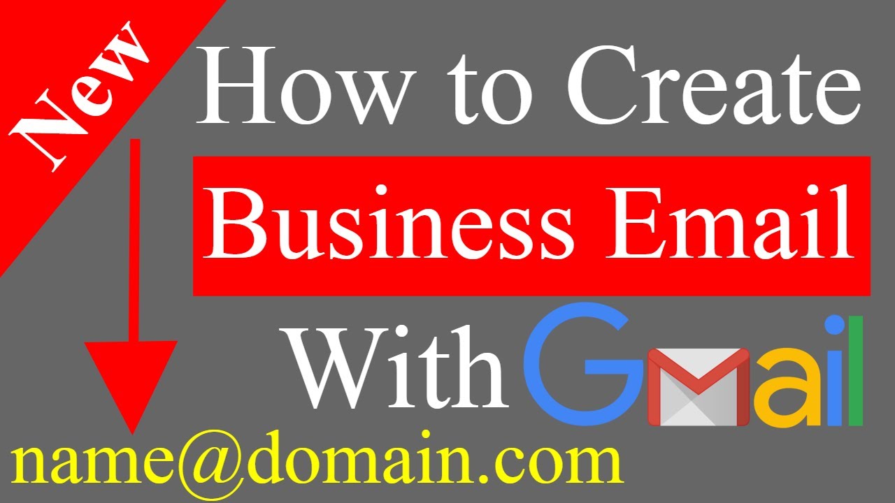 How To Create Business Email For Free Using Gmail In Godaddy YouTube