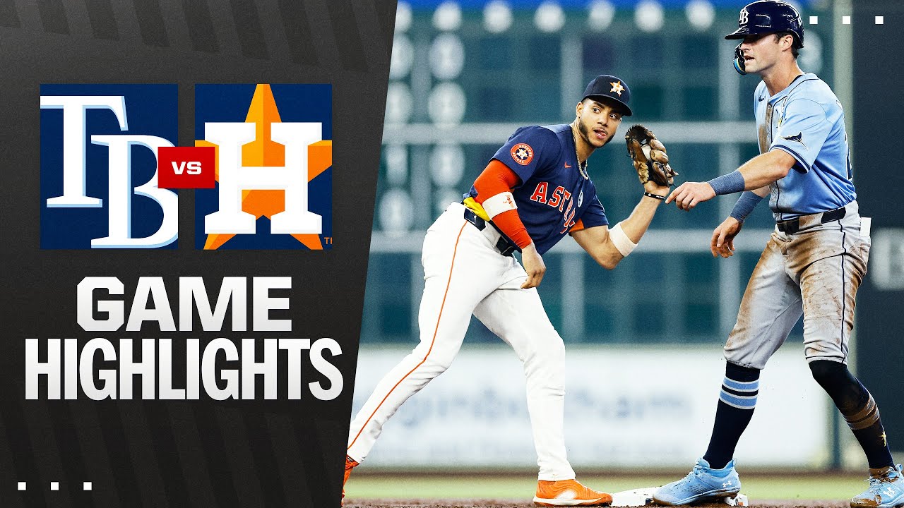 Rays vs. Astros Game Highlights (6/1/25) | MLB Highlights