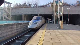 KTX 001호기 서울행 #472 광명역 진입