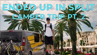 Discovering wild beaches of Croatia with a camper van - Exploring Split - Yellwocamper Trip Part 2