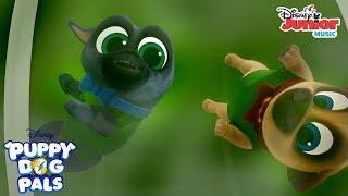 We're Bringing Dinner to Bob Music Video | Puppy Dog Pals | Disney Junior We're Bringing Dinner to Bob Music Video | Puppy Dog Pals | Disney Junior