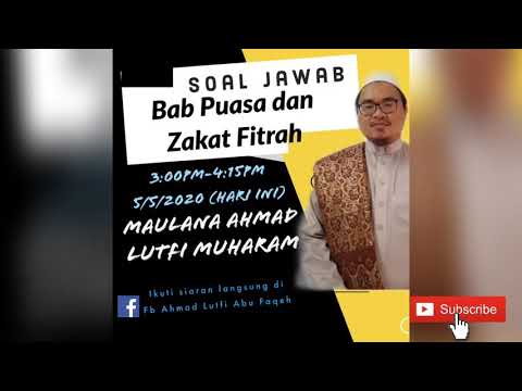 Hukum Bayar Zakat Fitrah Secara Online- Maulana Ahmad Lutfi Muharam