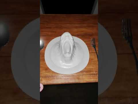 cursed dinner time #shorts #jumpscare #scary