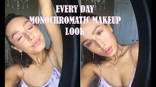 EVERYDAY MAKEUP LOOK: Monochromatic Makeup | SARA CAMPOSARCONE