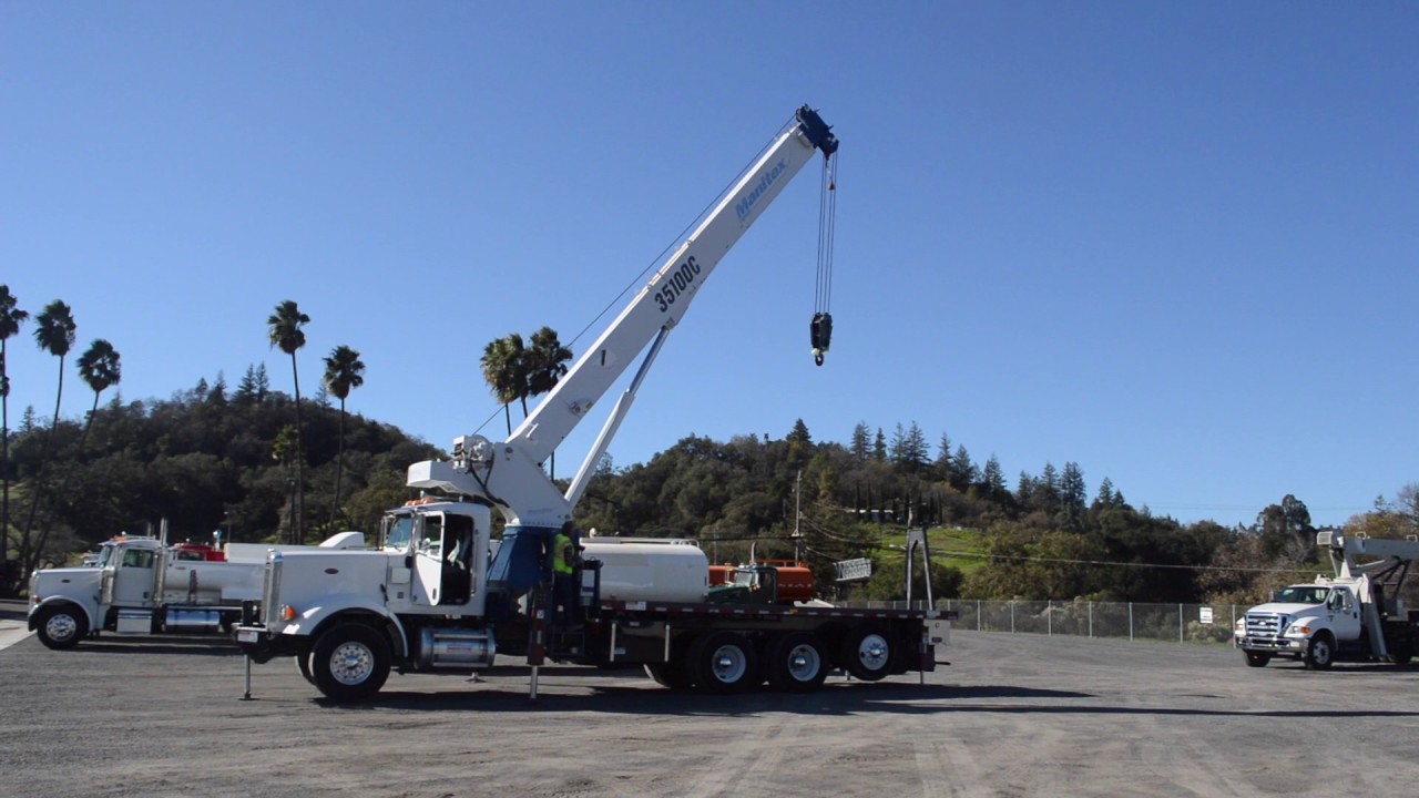 2012 35 Ton Manitex Crane / Charter Trucks u10426 YouTube
