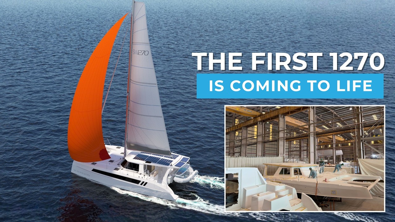 ⁣The first Seawind 1270 is coming to life