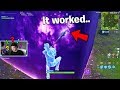 MODDED FORTNITE SKIN vs The CUBE! (Fortnite Battle Royale)