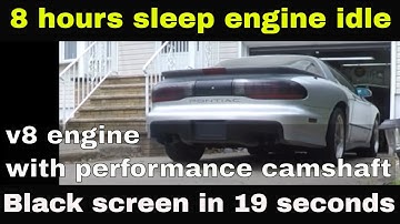 Sleep music car idle v8 engine performance camshaft relaxing sound white noise engine sounds