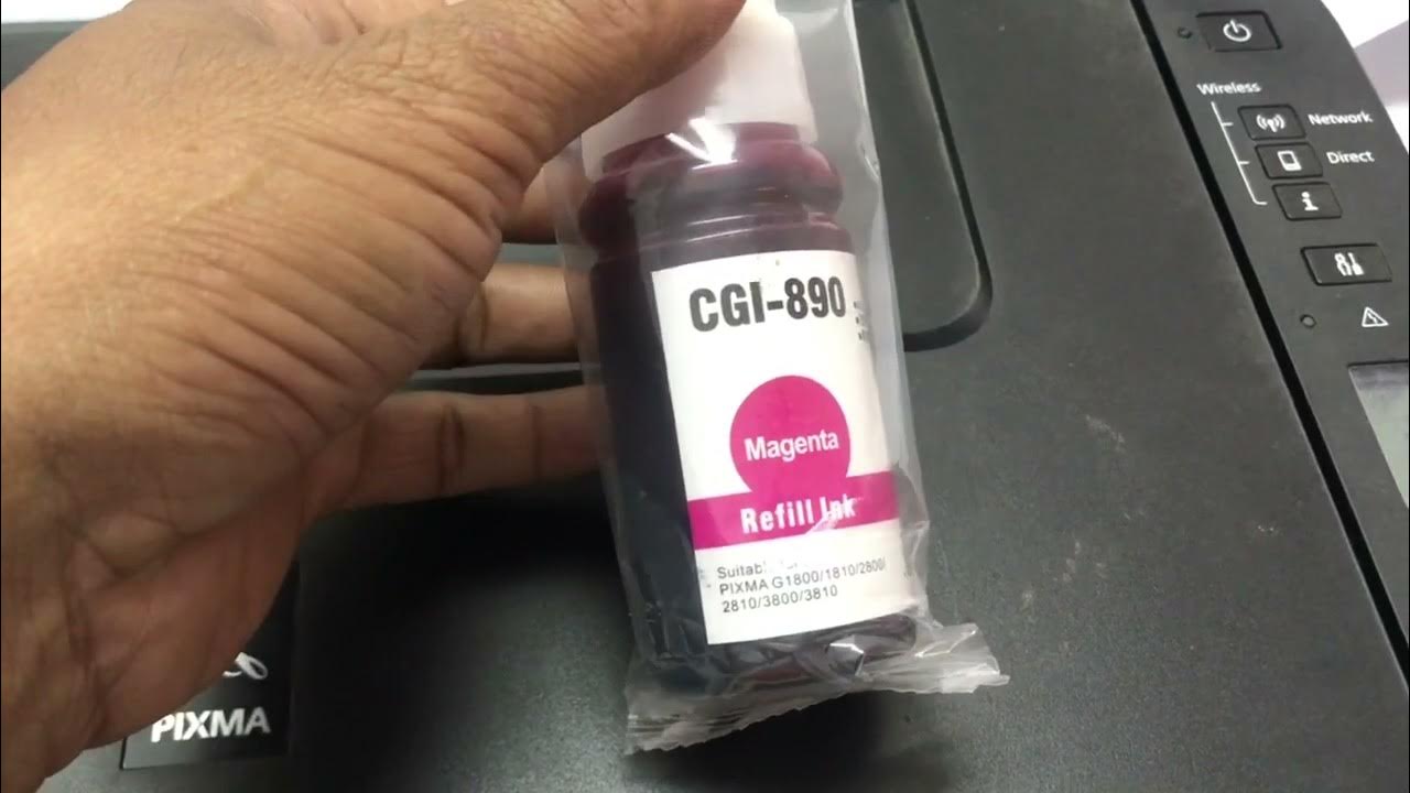 How to fixed Canon pixma G3110 print not clear printhead nozzles