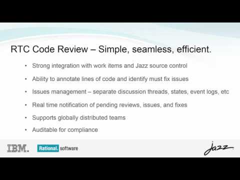 Rational Team Concert 6.0.1 - Introduction to Code Review (Part 1)