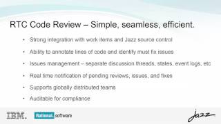Rational Team Concert 6.0.1 - Introduction to Code Review (Part 1)