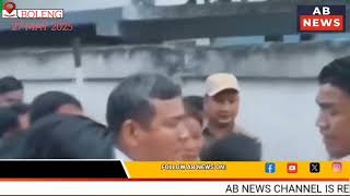 Minister Ojing Tasing Caught On Video Hitting A Woman During Anti-Dam Protestboleng.