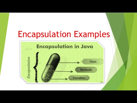 Encapsulation Examples - YouTube