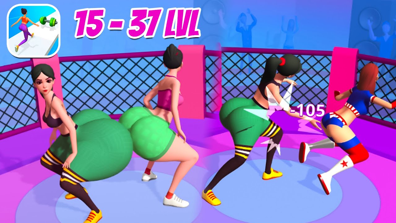 Unlock new awesome girls | Twerk Race 3D - level 15 to 37 | Gameplay #2