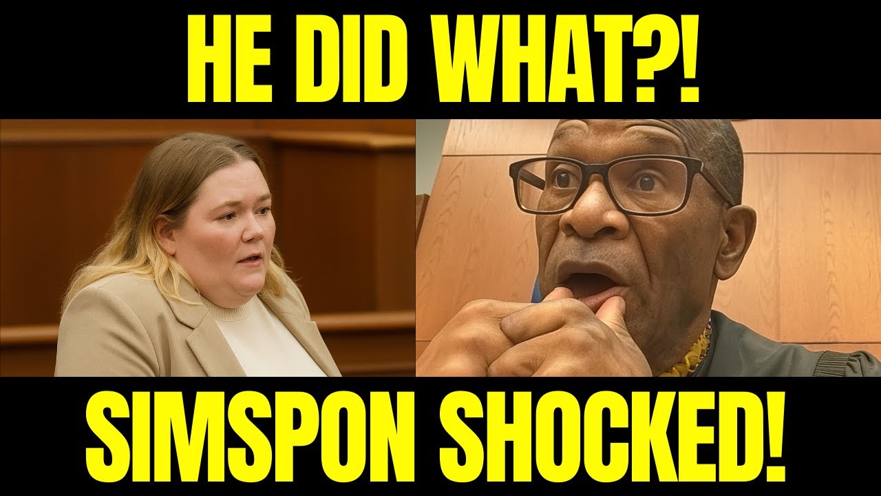 Judge Simpson Reacts as Defendant Appears to Be Under the Influence in Court