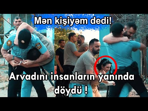 Arvadını insanların yanında döydü!  #sosial #turk