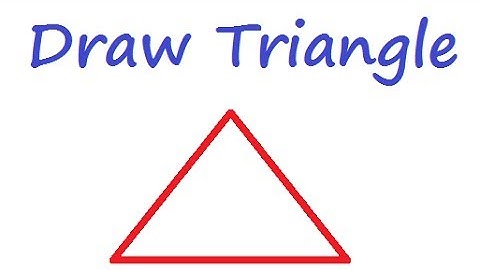 MSW LOGO - Draw triangle Using Logo