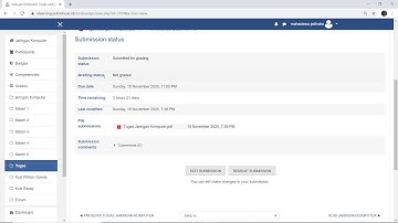 Tutorial LMS/Elearning Mengumpulkan Tugas pada mahasiswa