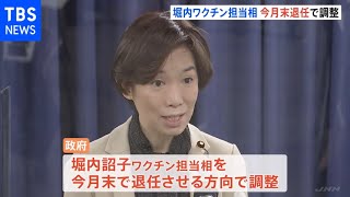 堀内ワクチン担当相 今月末で退任へ 五輪相“期限”に伴い