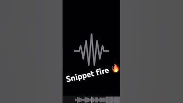Short snippet for a good song