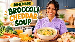 Creamy Broccoli Cheddar Soup 🥦🧀 | Panera-Style Homemade Soup #BroccoliCheddarSoup #SoupRecipe Creamy Broccoli Cheddar Soup 🥦🧀 | Panera-Style Homemade Soup #BroccoliCheddarSoup #SoupRecipe