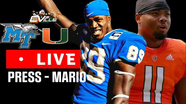 Middle Tennessee shocks Miamk | Mario post game live