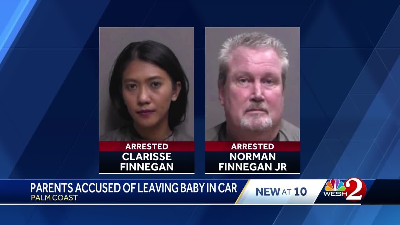 Parents accused of leaving baby in car while drinking inside a Palm ...