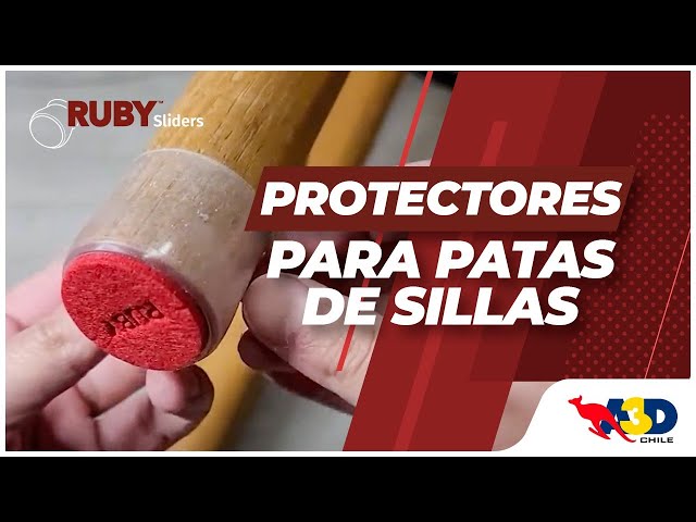 Protectores para patas de sillas y muebles Ruby Sliders 🪑
