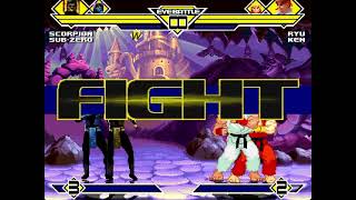 Scorpion/Sub-Zero vs Ryu/Ken
