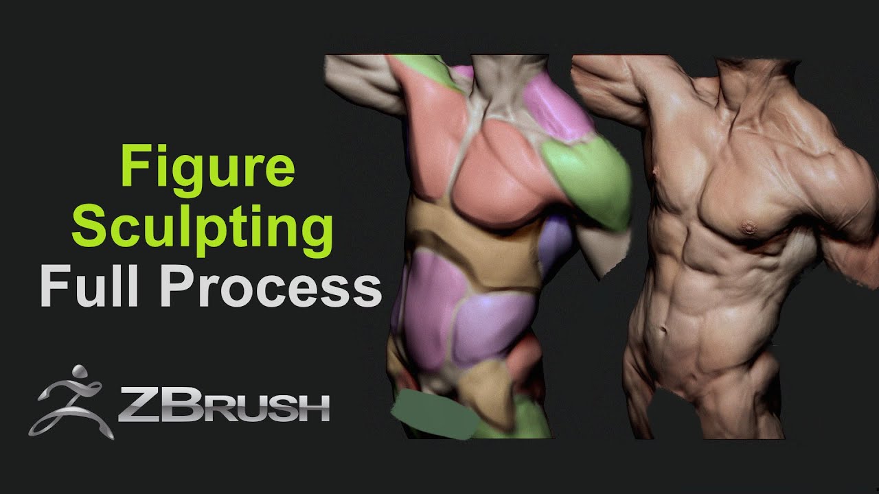 Figure sculpting in Zbrush - Timelapse - YouTube
