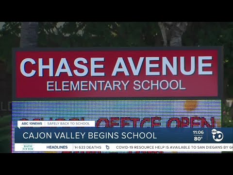 Cajon Valley begins school
