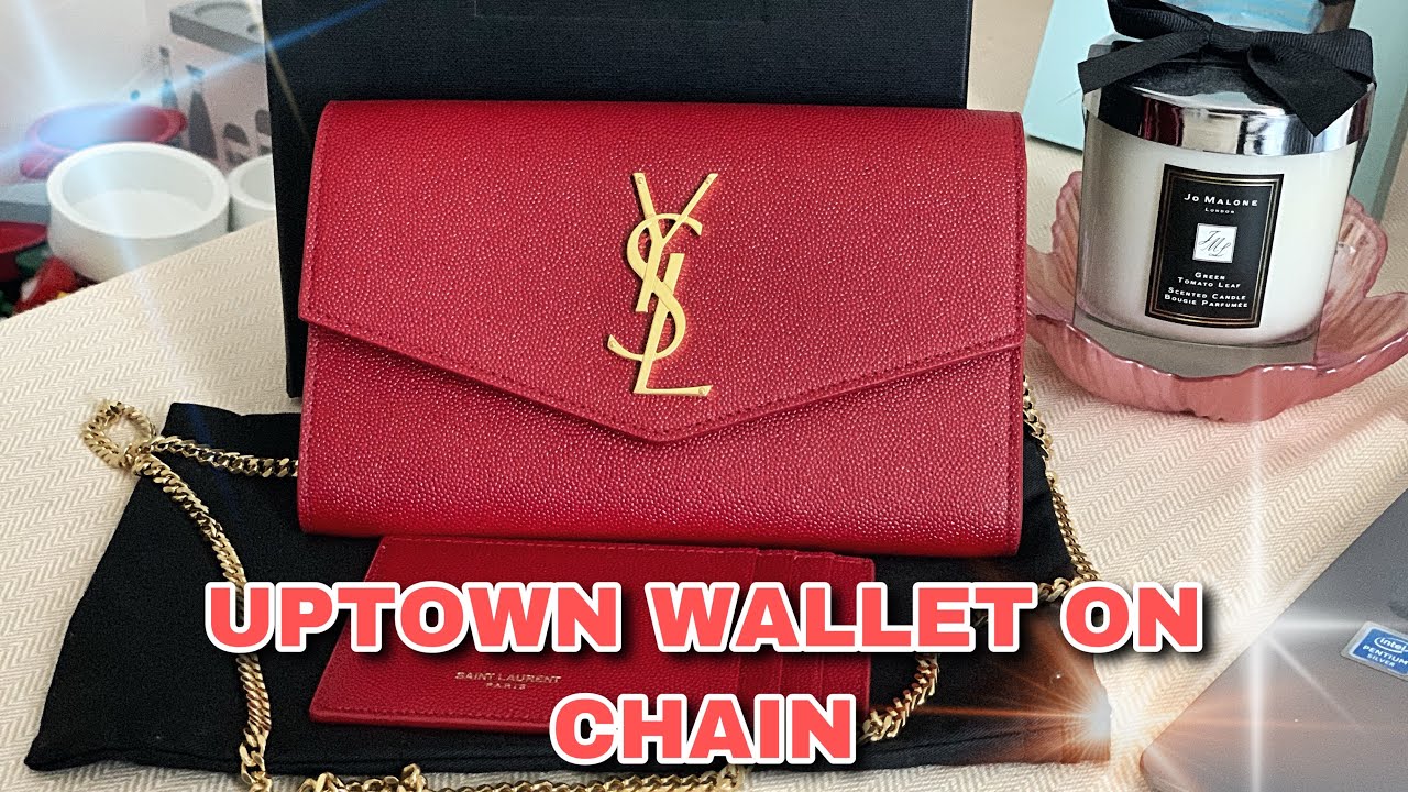 NEW YSL UPTOWN WALLET ON CHAIN - Review and Impressions 