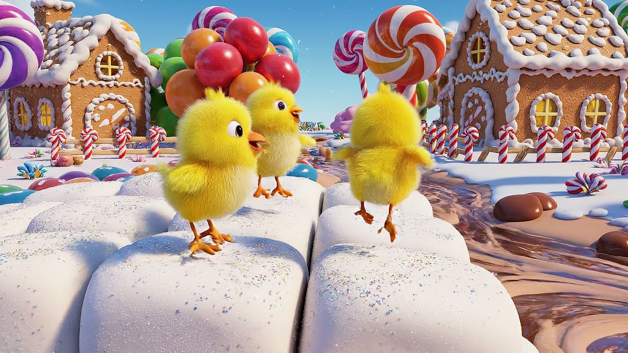 Angry Birds Fluffy Red Chick Bounced Off a Cloud | Nursery Rhymes for Kids & Baby Songs