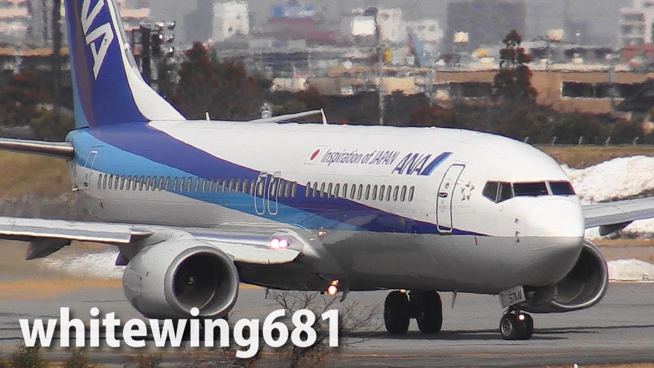 B737-800] ANA Boeing 737-800 JA57AN TAKE-OFF TOYAMA Airport 富山