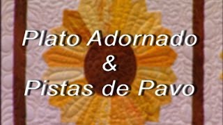 Plato Adornado & Pistas de Pavo Dresden Plate & Turkey Tracks
