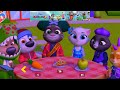 My Talking Tom Friends 2 Vegetable Eating Video 🥝🌶️🍍🔥🌶️🍎🍅🥦🍇🍌🍊🥬🫛