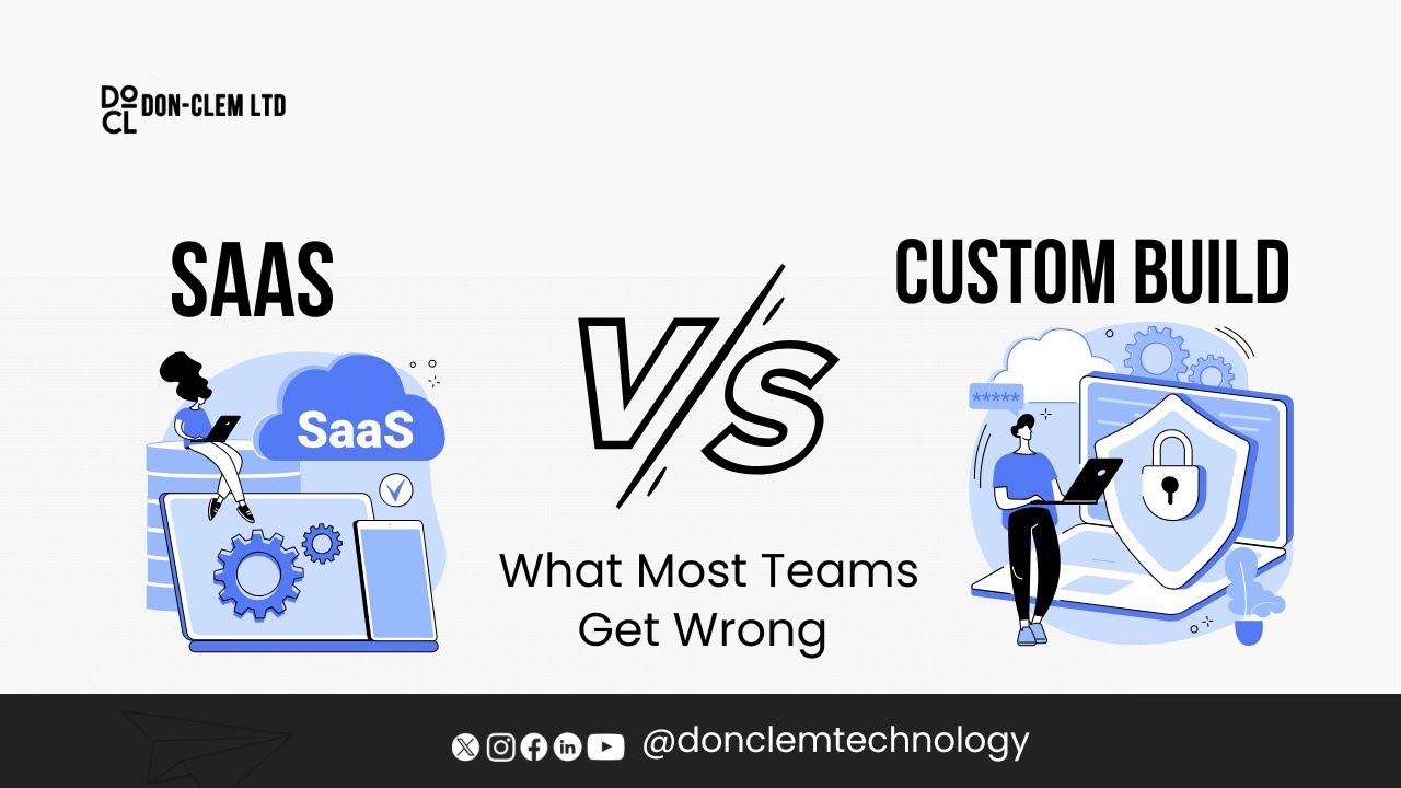 SaaS vs Custom Software: Which Should You Choose for Your Business?