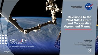 2024 NASA Grant and Cooperative Agreement Manual (GCAM) Revisions